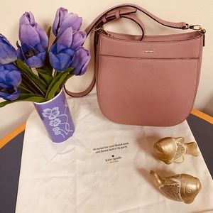 NWOT Kate Spade Large Crossbody Bag in Mauve Rose!